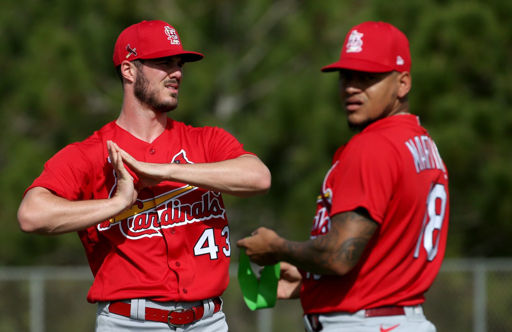 Thursday workout at Cardinals spring training